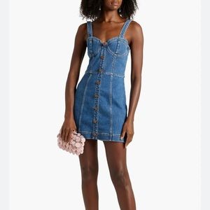 Alice and Olivia Janessa denim dress